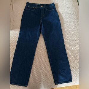 J Crew High-rise '90s classic straight-fit jean in Rinse wash Size 27